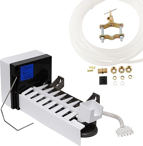 KITCHEN BASICS 101: 241798224 Reemplazo de máquina de hielo para refrigeradores Electrolux y Frigidaire 241642511 241798201 241798231 + kit de línea