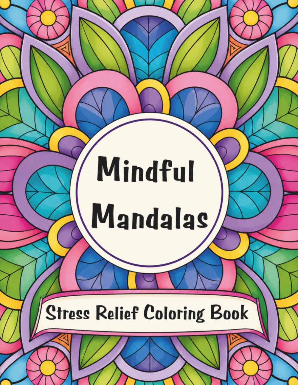 Mindful Mandalas: Stress Relief Coloring Book