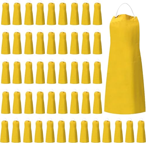 Miniatura 33 de Lavaplatos del poliéster del uso general diario y delantal resistente del cuero del PVC PVC - Grande - Amarillo,PVC - Grande - Blanco,Pvc