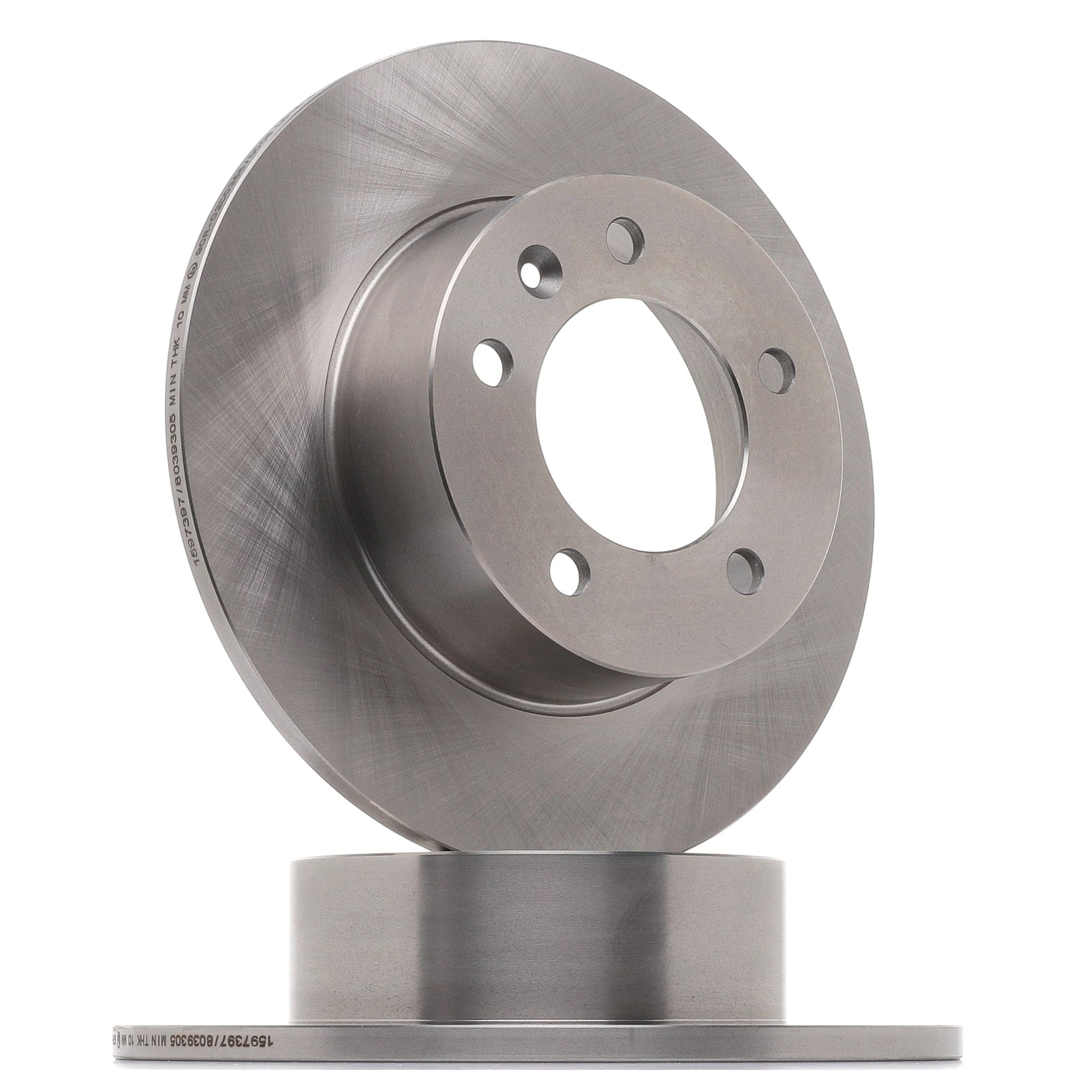 RIDEX 82B0567 2x Disco de freno Trasero sin tornillos Compatible con RENAULT Master 3 Caja/Chasis EV, HV, UV