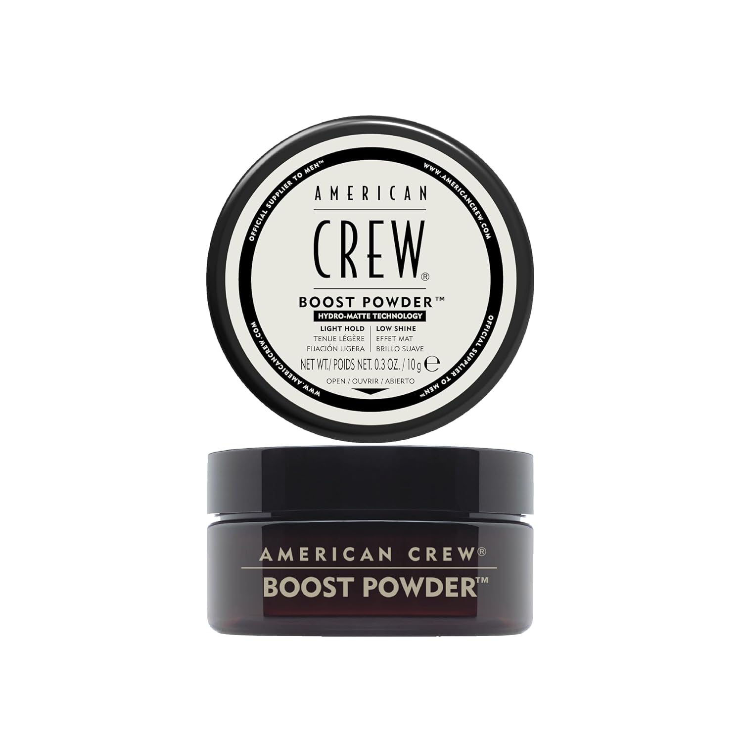 AMERICAN CREW Men's Hair Boost Powder, Provides Lift & Volume, 0.3 Oz (Pack of 2)