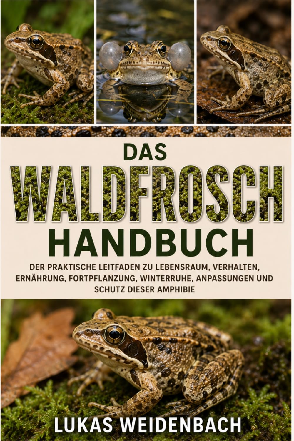 Das Waldfrosch Handbuch: Der praktische Leitfaden zu Lebensraum, Verhalten, Ernährung, Fortpflanzung, Winterruhe, Anpassungen und Schutz dieser Amphibie