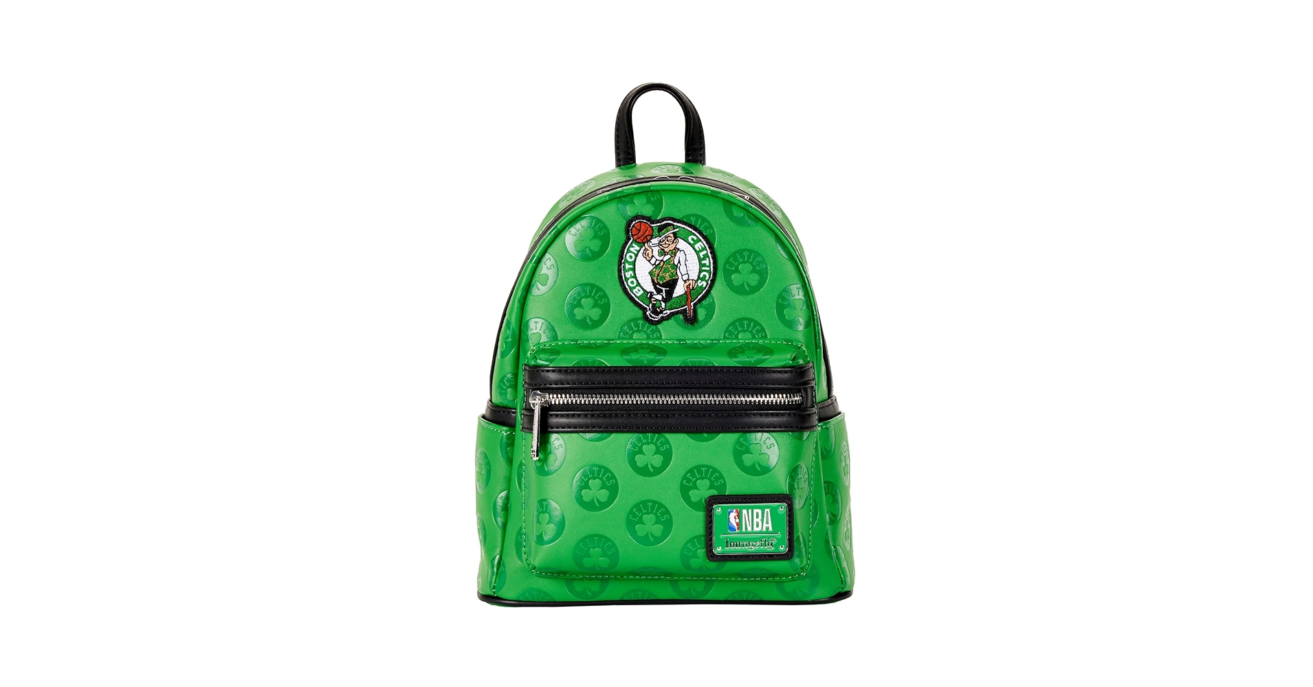 Amazon.com: Loungefly NBA: Boston Celtics Logo Mini-Backpack