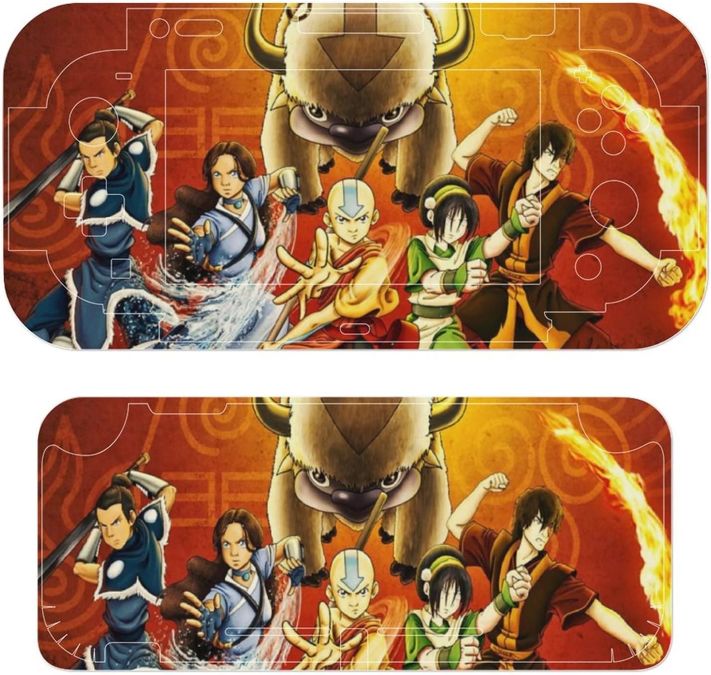 アバター エアベンダー The Last Airbender アニメ風 Switch専用スキンシール 視覚的な楽しみ スイッチ用 ステッカー ゲーム機 Switch Lite スキンシール スイッチライト 保護シール 色あせない おもろい かわいい ドレスアップ 傷隠せ 快適な手触り 簡単に貼り付け