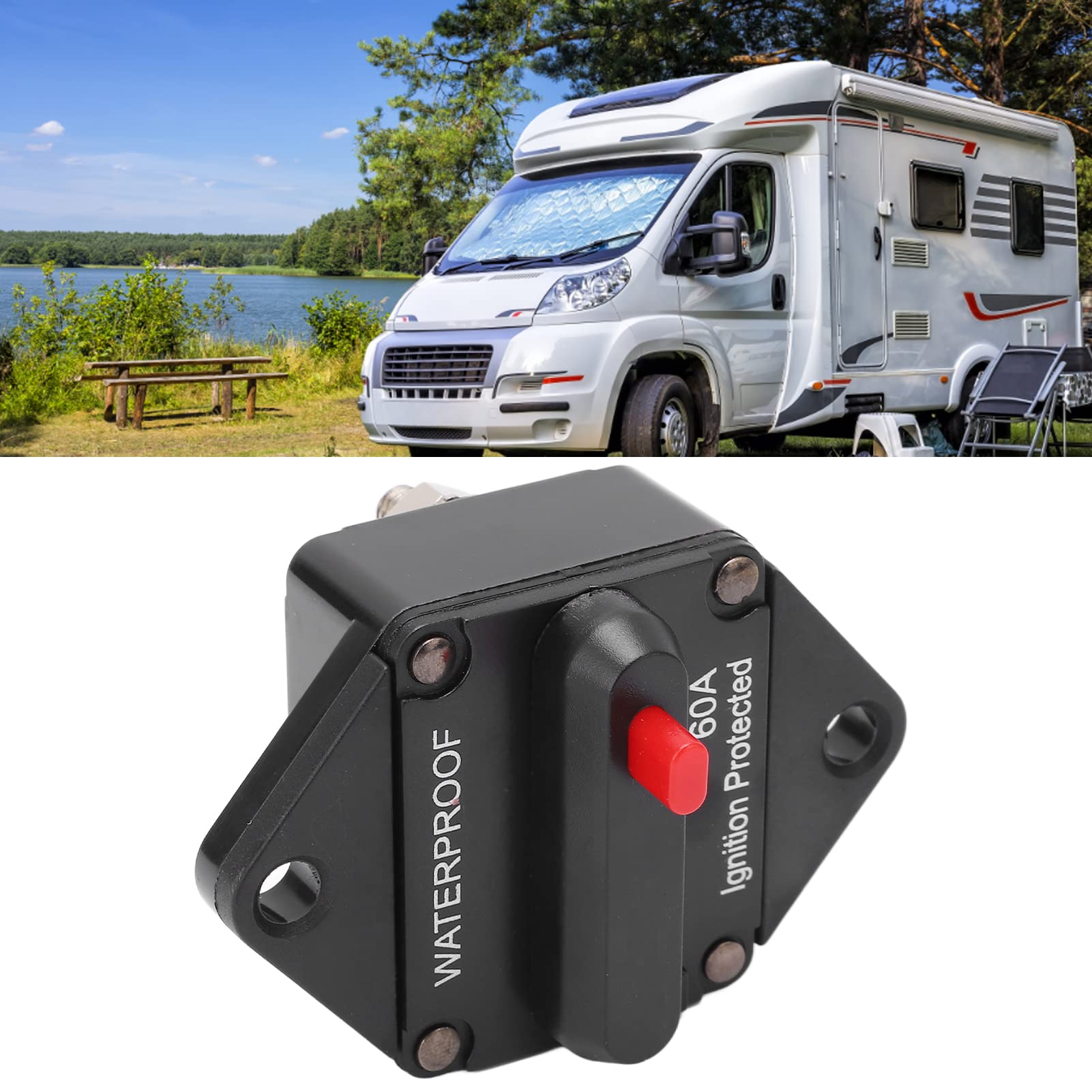 Interruttore Automatico 200A Con Ripristino Manuale – Salvavita Impermeabile Per Camper, Barca, Auto E Impianti Solari – Zesugo - 3
