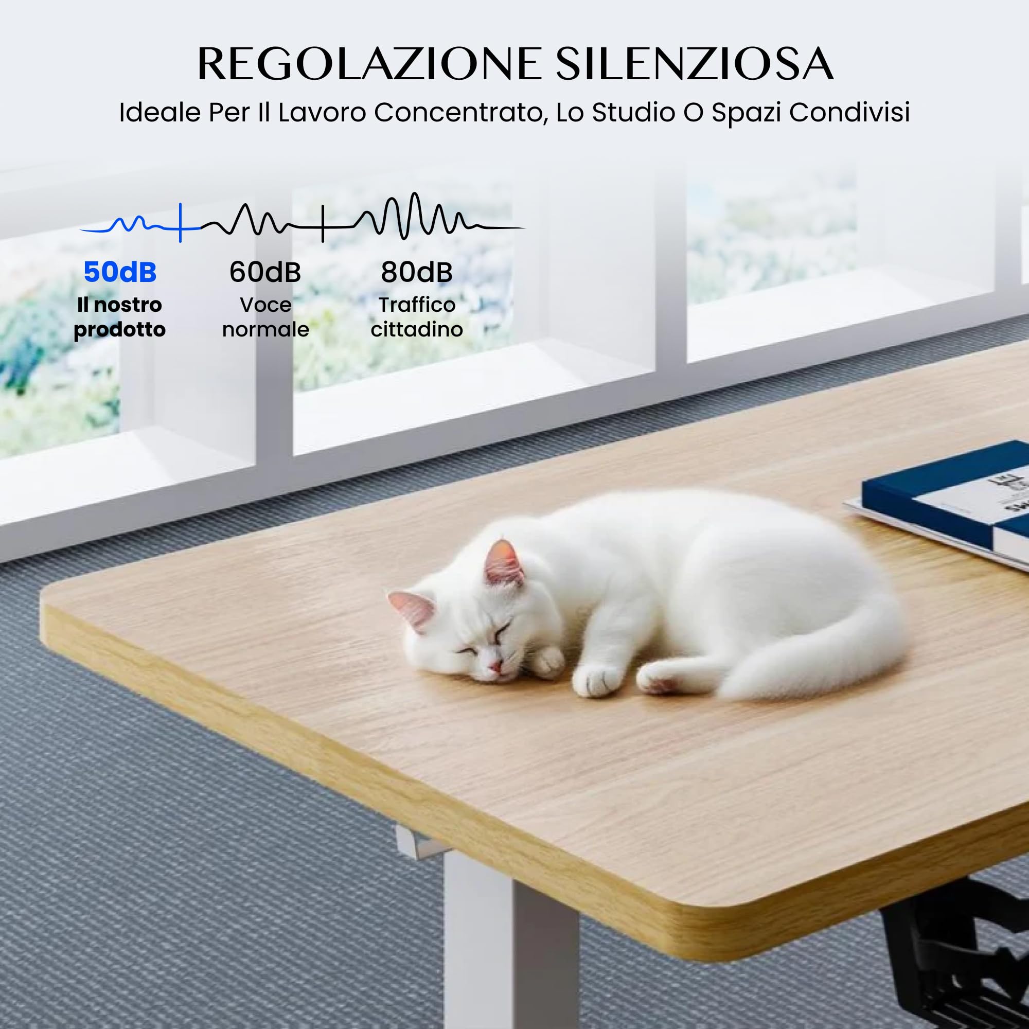 FLEXISPOT Scrivania Regolabile in Altezza 180 * 80 cm, Tastiera con Memoria, Con Gancio, Standing Desk Scrivania Motorizzata