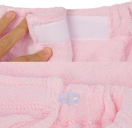 FakeFace Saunakilt Für Mädchen - Mit Klettverschluss & Schleife, Polyester, Größe 130-150 Cm