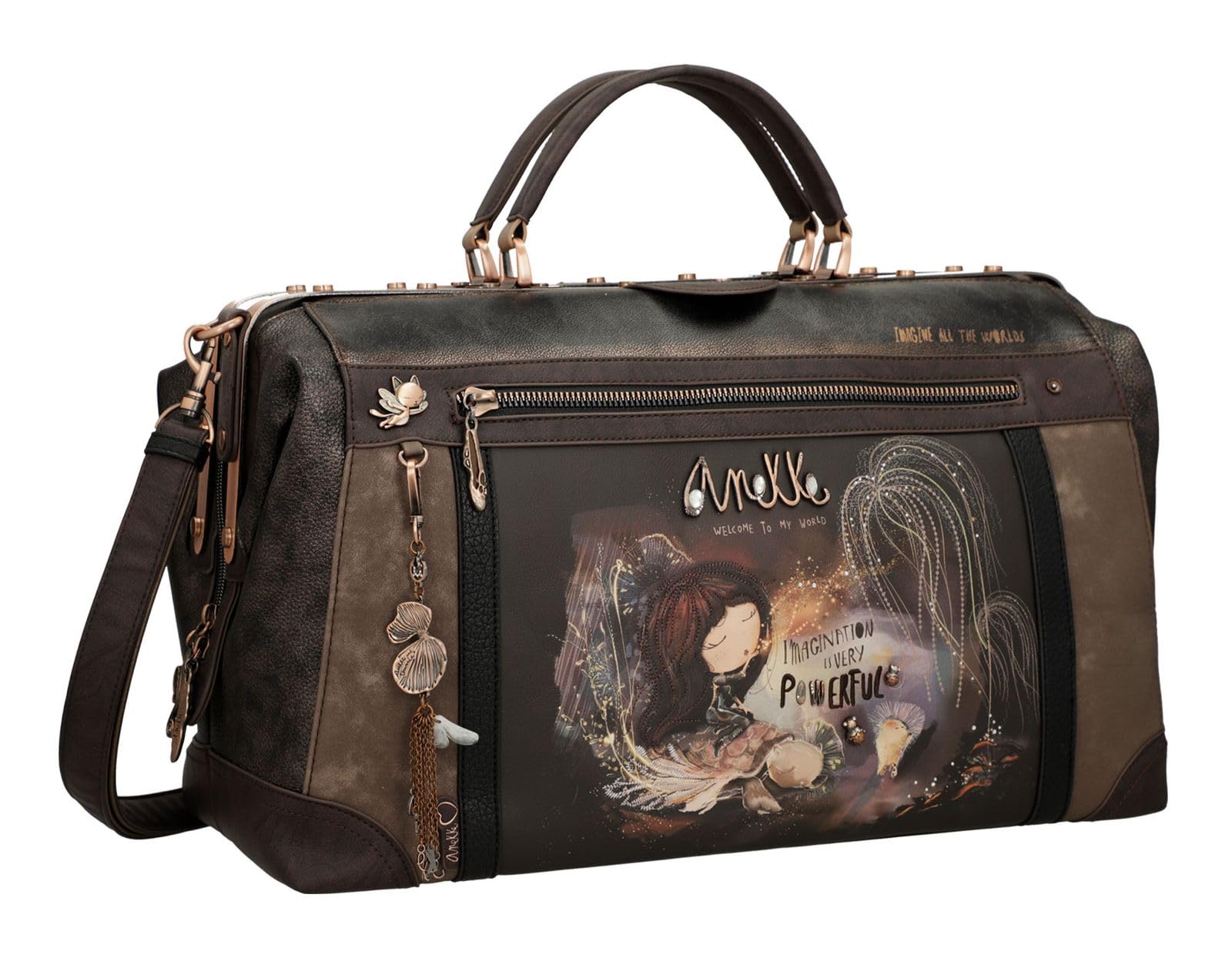 Sac de Voyage Dreamverse - Bandoulière - Dimensions : 49/30/22 cm - Accessoires et Accessoires pour Femme, Divers