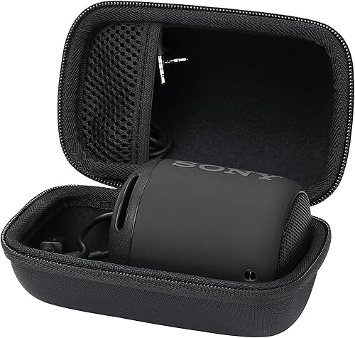 Miniatura 8 de Khanka Estuche de viaje duro de repuesto para Sony SRS-XB13 Extra Bass Compact Portable Impermeable Bluetooth Altavoz (negro)