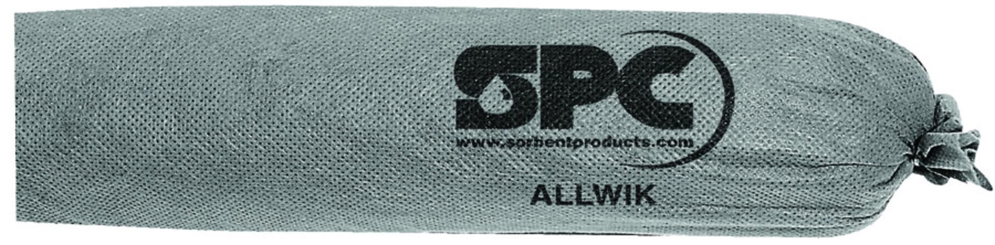 Brady AW412 3"" x 4' Multi-Purpose Spill Containment Absorbent Soc - 12 ct", gray