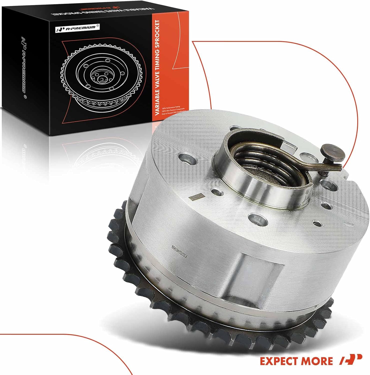 A-Premium Exhaust Engine Variable Valve Timing (VVT) Sprocket Gear Camshaft Adjuster Phaser Compatible with Kia Niro 2017 2018 2019 2020 2021 2022, 1.6L