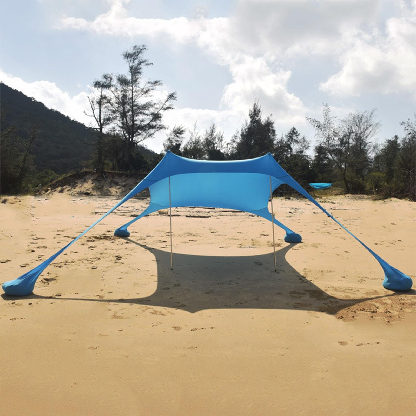 Protection UV pour Tente De Plage | Auvent De Plage Pare-Soleil Résistant Aux UV pour Patio, Auvent Imperméable Résistant Aux UV, Tente De Camping Pare-Soleil De Vacances À La Plage
