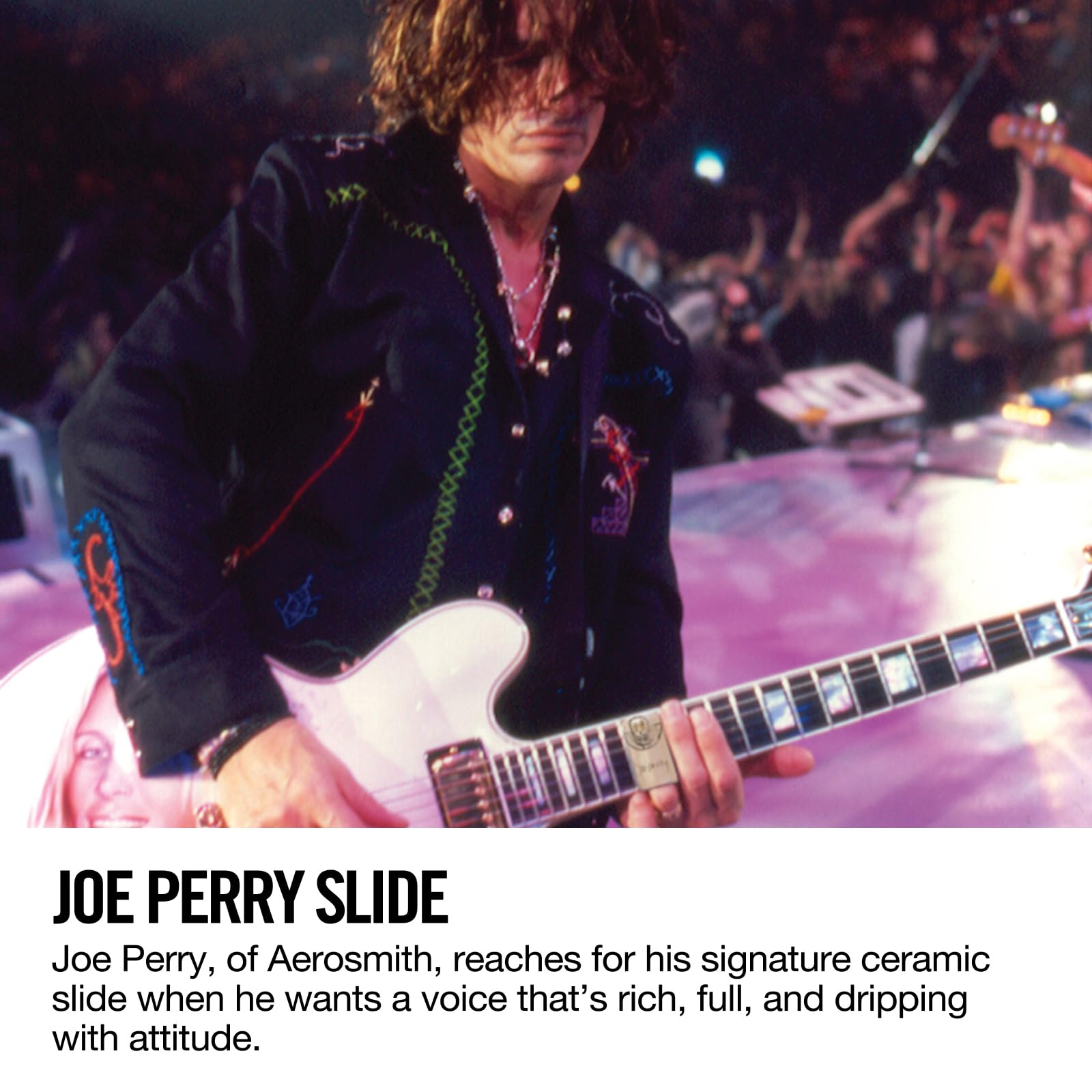 JIM DUNLOP Bottleneck Joe Perry Medium Largo 18x29x70mm