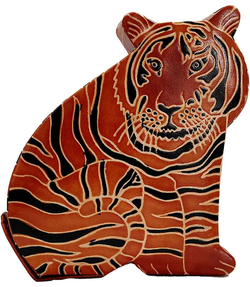 Tiger Leather Piggy Bank – Stylish Money Saving Box for Adults, Kids, Home & Office Décor-image-13