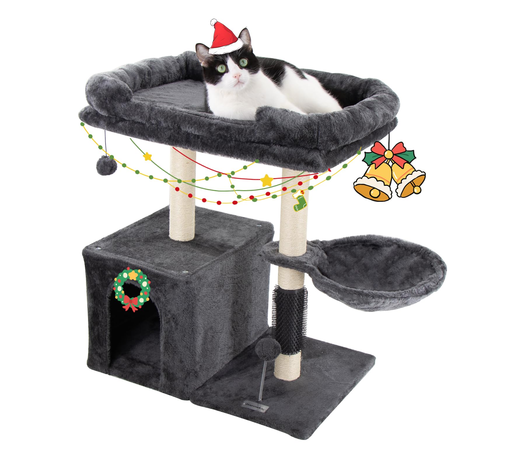Amazon | Hapineko（ハピネコ） キャットタワー ミニ 猫タワー 小型