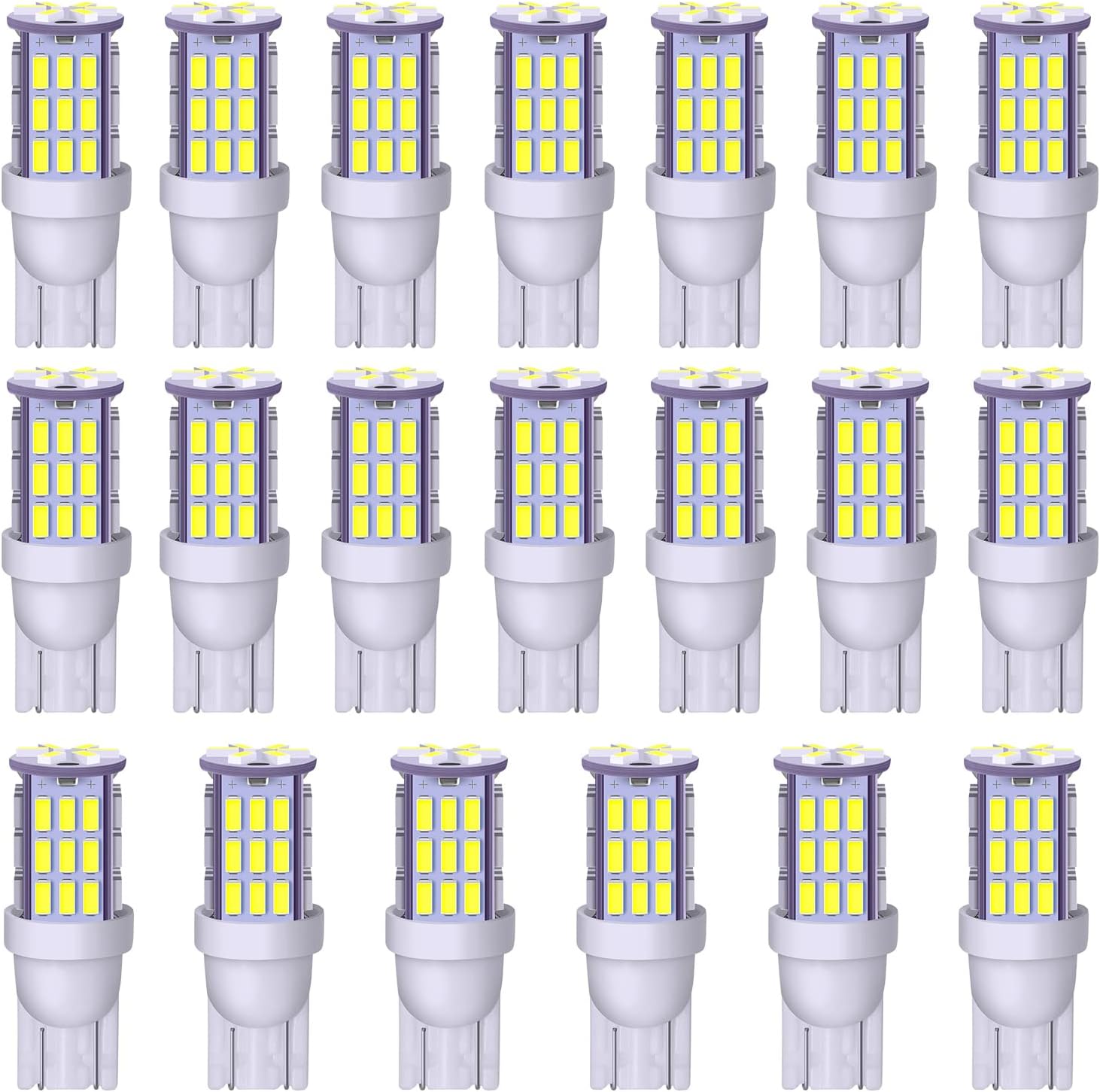 20 Lampadine LED BA9S 5050 5SMD - DC 24V Bianco Per Luce Targa, Porte O Cruscotto Auto - Sostituzione Diretta - Foto 3