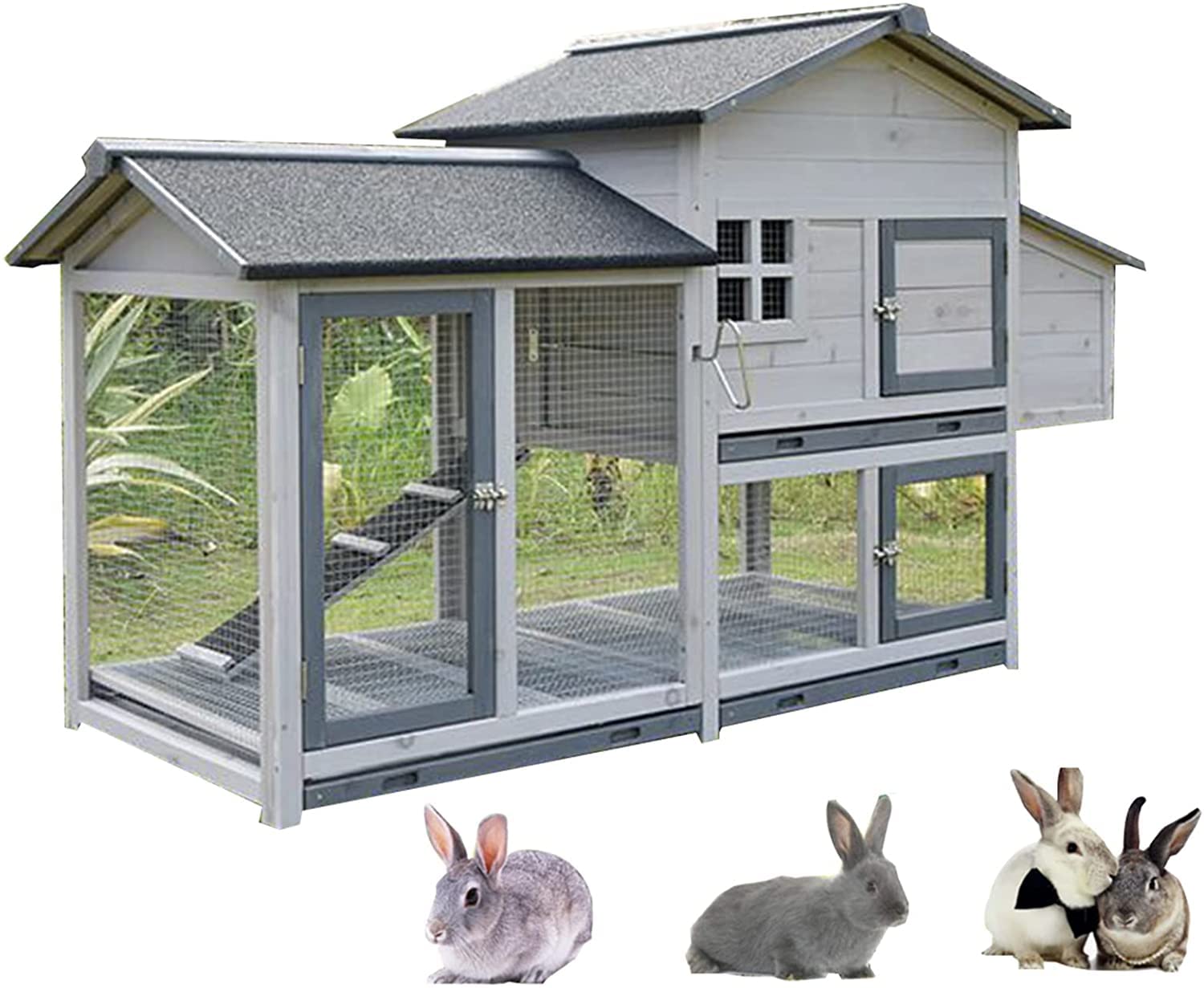 Binnenhok voor konijnen - Ferplast Cottage