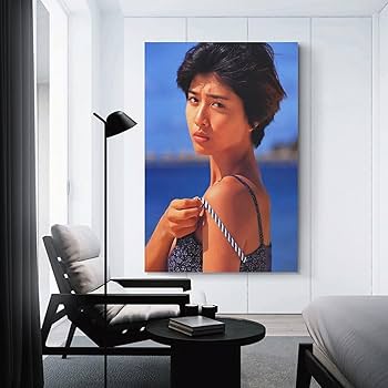 内田有紀　サイン色紙　女優画　額装品　寸法32cm×29cm　水彩画　カラー着色 内田有紀 サイン色紙 女優画 額装品 寸法32cm×29cm 水彩画