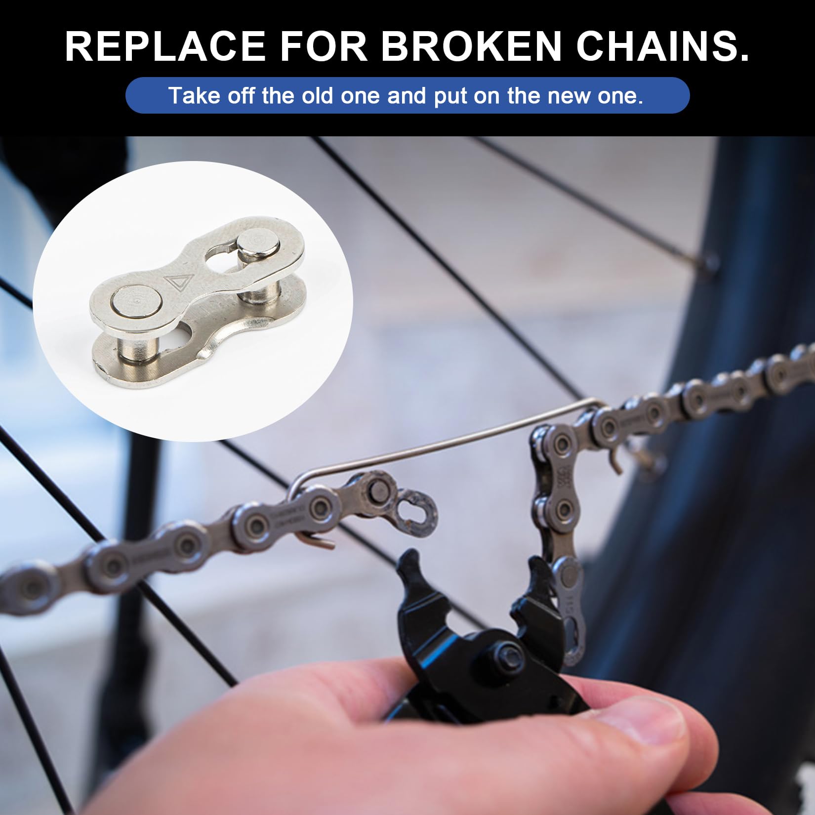 Chain Pin Bike Chain Removal Single Speed Bicycle Chain Link Removal Link  Removing Bike Chain
