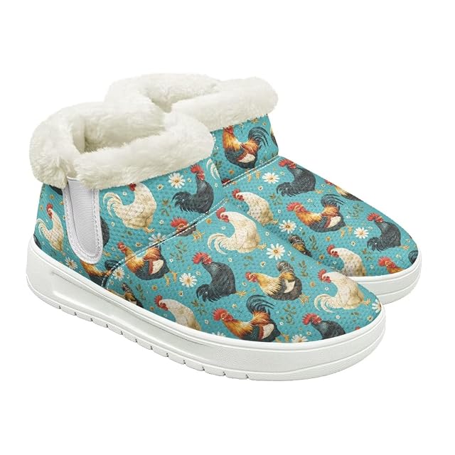 Snow Boots for Women Warm Fur Lining Women Ankle Winter Boots for Outdoor Walk