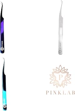Rev Pro Muliti-color Tweezers/ 3 pack set/Isolation/for Eyelash Extension By PINKLAB