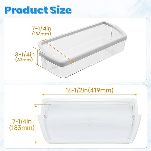 Miniatura 3 de Kojem W10321304 WPW10321304 - Contenedor de repuesto para puerta de refrigerador, compatible con repuesto de refrigerador Whirlpool para WPW10321304