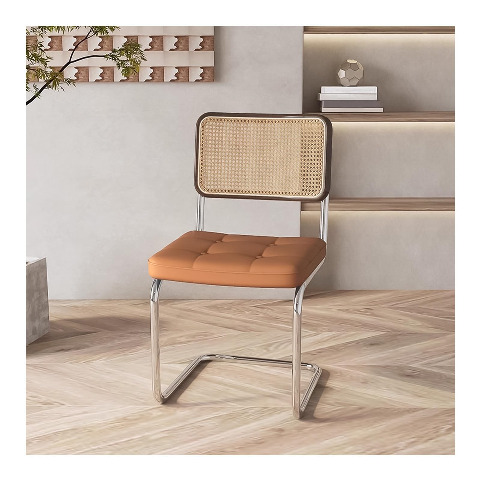 Chaises de salle à manger inclinables de jardin en acier style 4