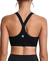 RUNNINGGIRL High Impact Sports Bra for Women - Molded Cup Racerback Workout Bra with Superior Support & Comfort