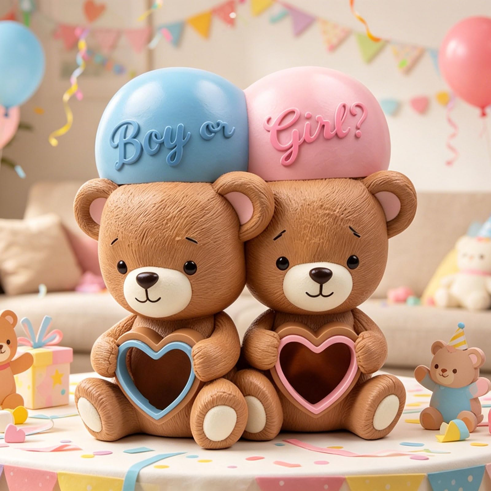 Toppers per torta con orsi, forniture per feste a tema orso