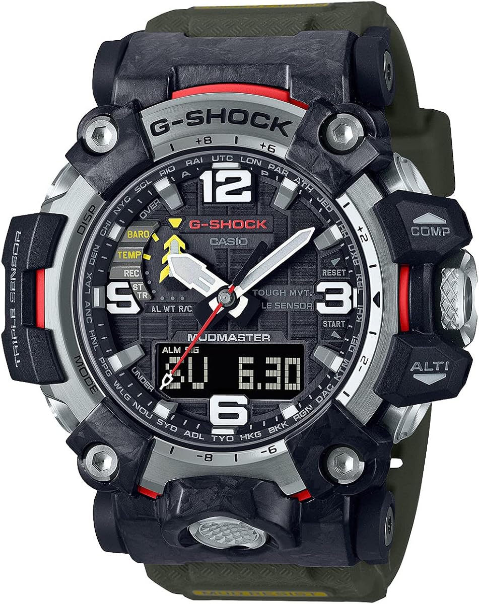 CASIO GWG-2000-1A3JF [G-Shock Carbon MUDMASTER Radio Solar Triple Sensor]Enviado desde Japón