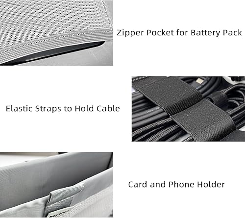 Miniatura 3 de Organizador de electrónica funda impermeable para accesorios electrónicos organizador de cables de viaje bolsa de accesorios a prueba de