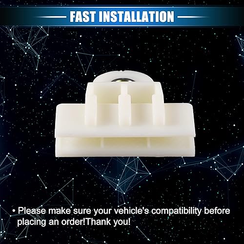 Miniatura 7 de 2 clips de retención de canal de vidrio para puerta de ventana, 1.97 x 1.73 x 0.55 pulgadas, clip de marco universal para automóvil, camión,