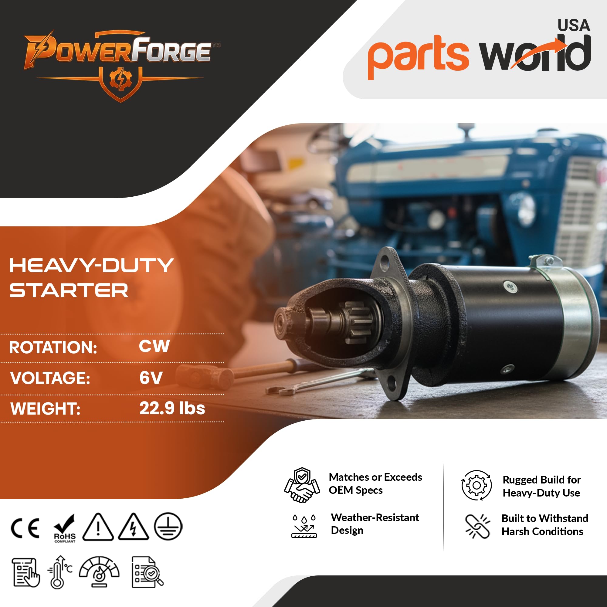 Amazon.com: SDR0088 Starter Compatible with International Farmall
