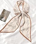 Hioyiwse Head Scarf Hair Neck Scarves For Women Purse Bag Scarfs For Handbags Silky Long Thin Satin Headscarf Fashion