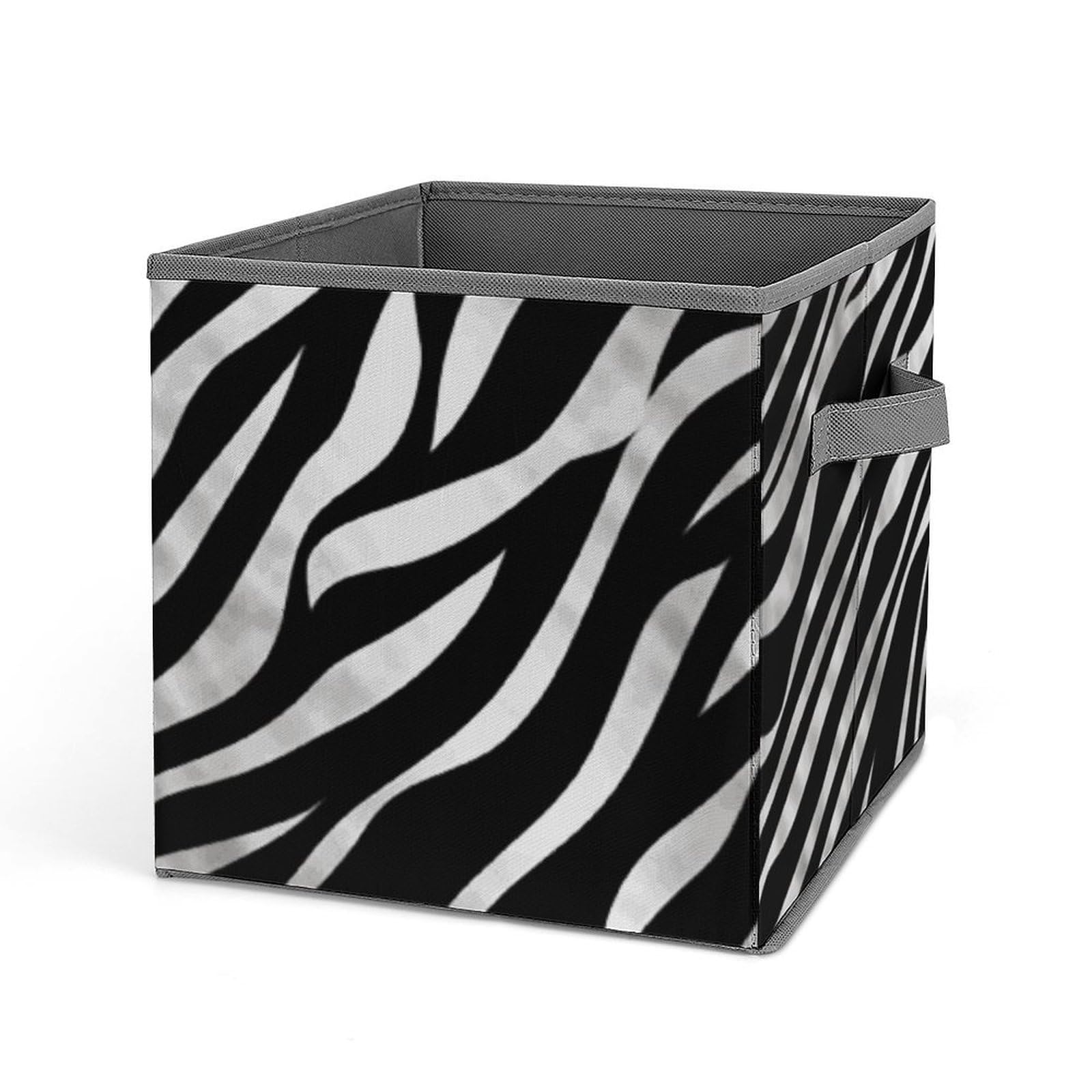 Bacs de rangement pliables en tissu pour placard jouets et vêtements imprimés