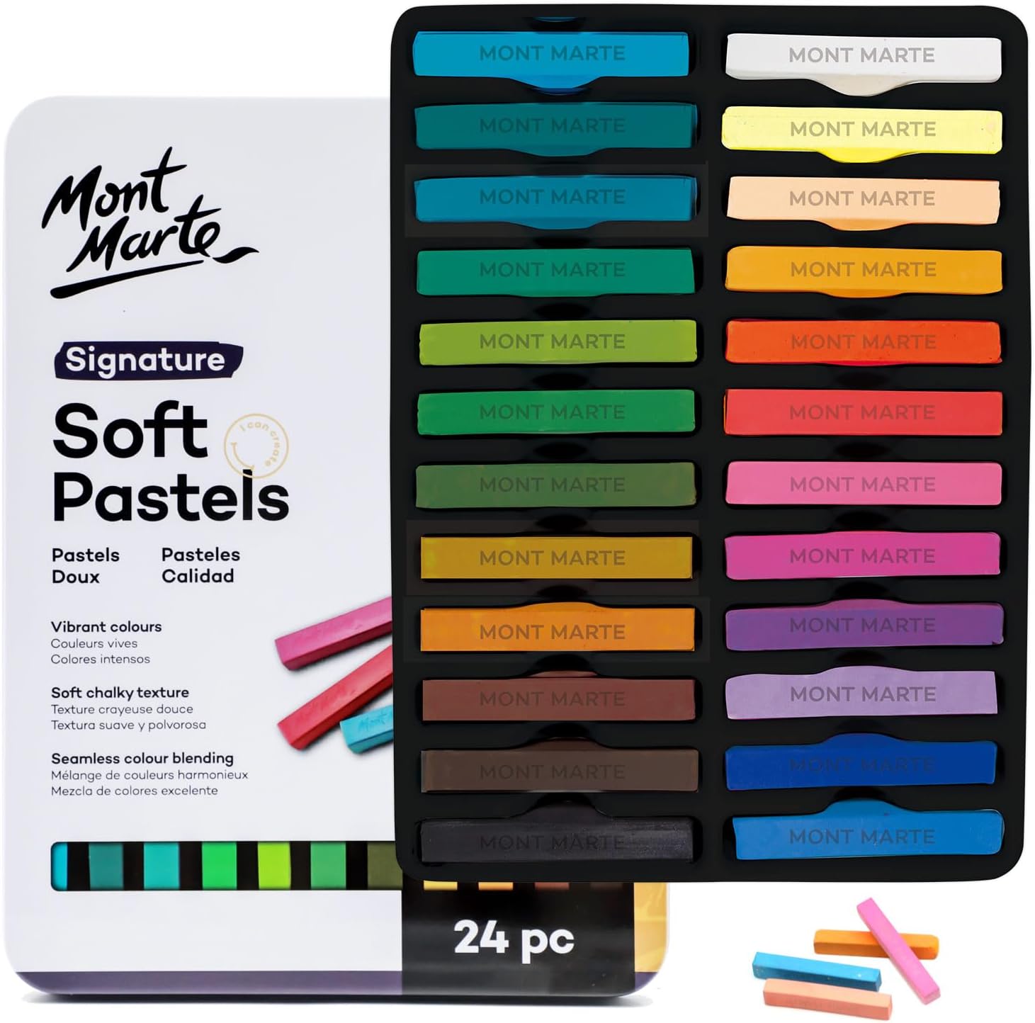 Koh-I-Noor TOISON D'OR 8556 - 48 Crayons Pastels Extra Doux Pour Artistes