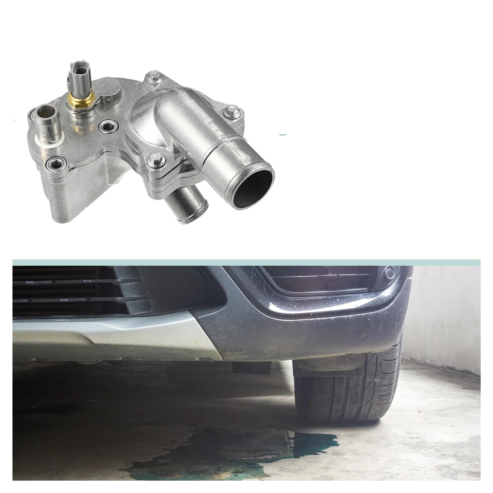 do Mustang 4 0L 2005-2009 akcesoria samochodowe zespół obudowy termostatu płynu chłodzącego silnika 5R3Z8592Ba