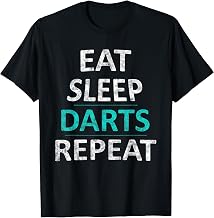 Eat Sleep Darts Repeat Funny Darts Gift T-Shirt