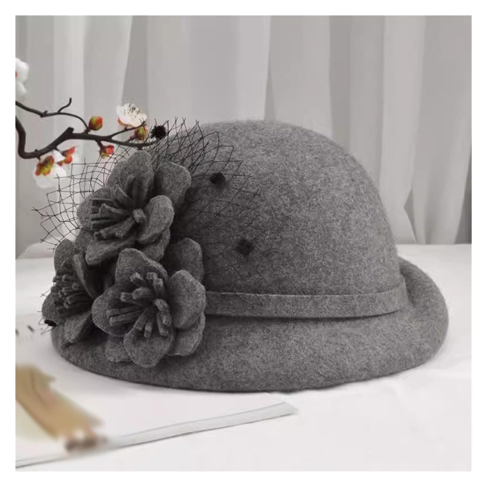 Casquette à visière en laine femme épaisse pour ne plus souffrir du froid