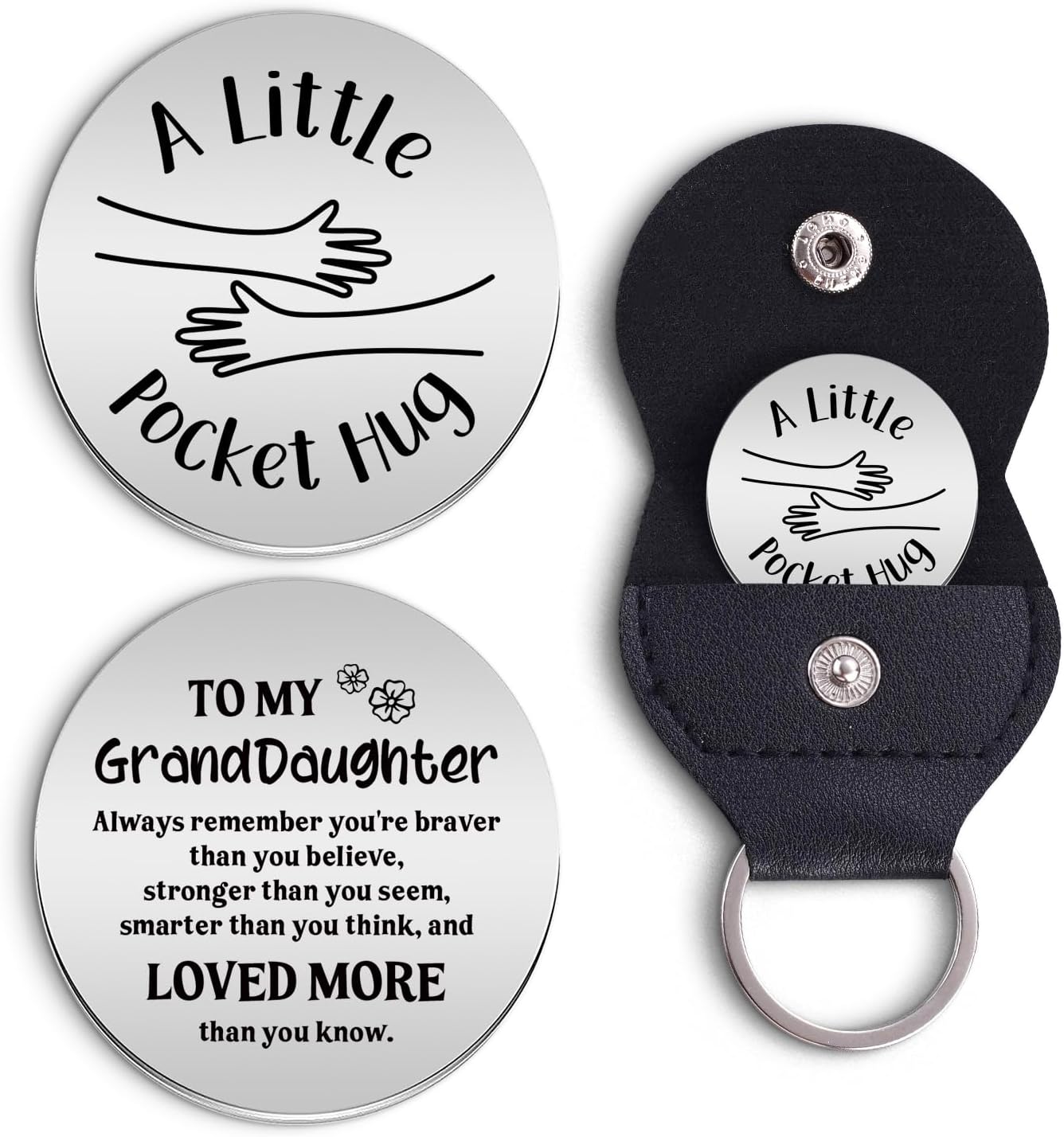 PZJIEAN Pocket Hug Token Long Distance Relationship Keepsake Friendship Gifts