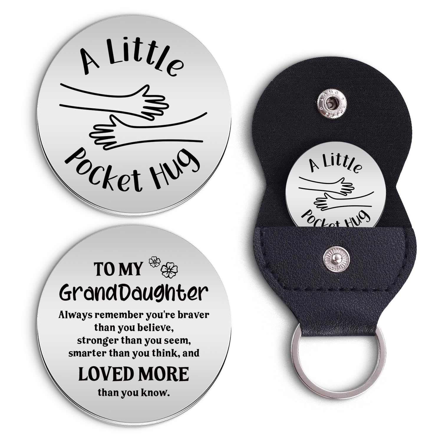 PZJIEAN Pocket Hug Token Long Distance Relationship Keepsake Friendship Gifts