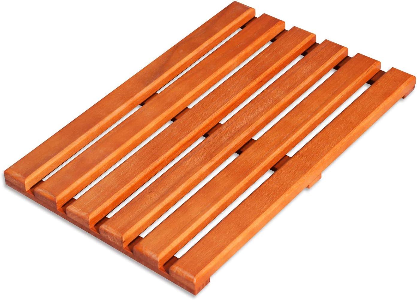 Natural Wooden bath shower mat used in Bathroom,rectangular