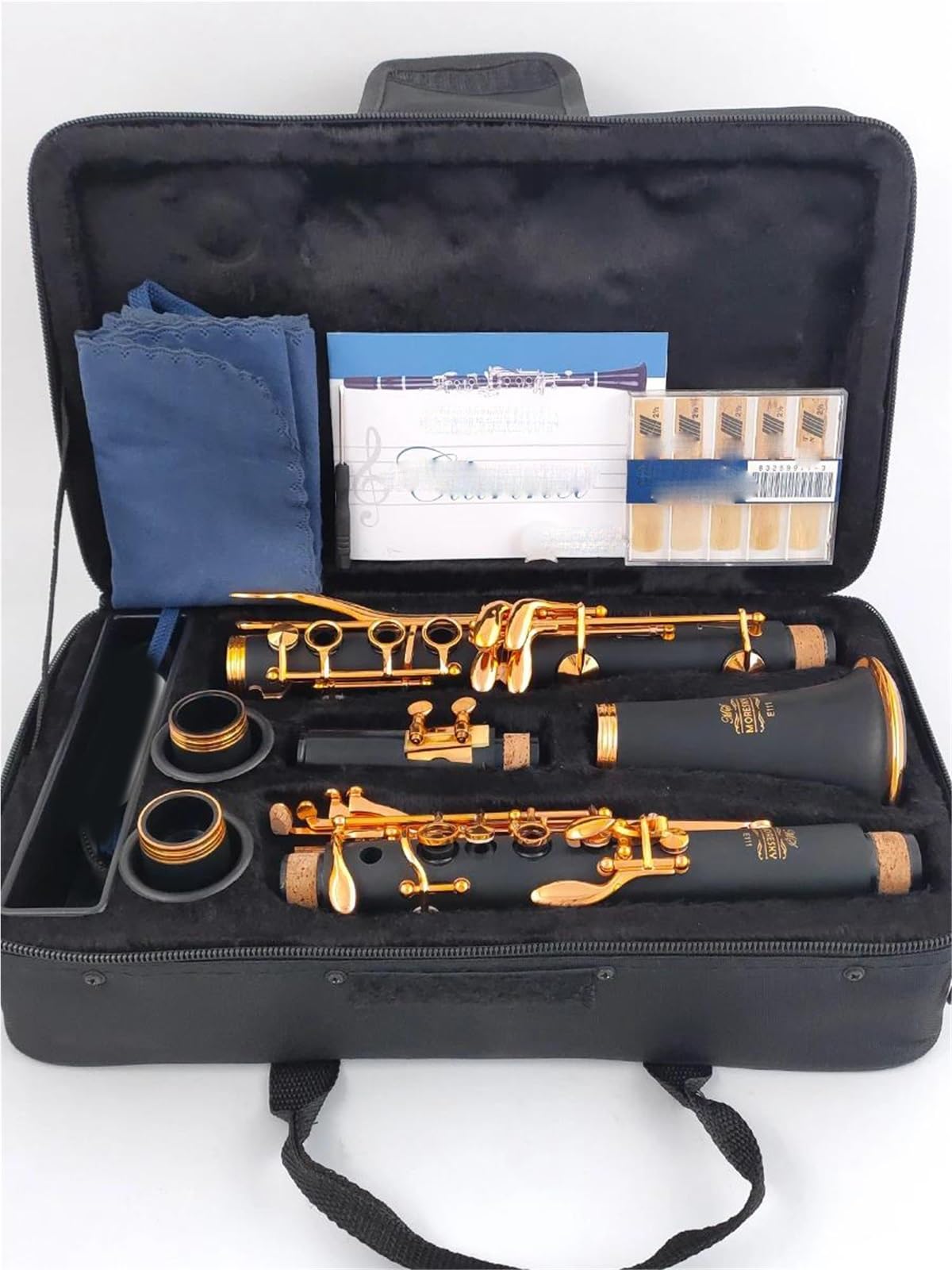 Clarinete Clarinete De Resina ABS | Si bemol de 17 teclas (Si bemol)