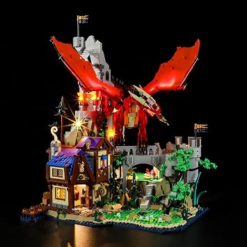 LIGHTAILING Light for Lego-21348 Dungeons & Dragons Red Dragons Tale - Led Lighting Kit Compatible with Lego Building Blocks Model - NOT Included The Model Set