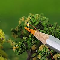 Vista 18 de Evemodel L0402B 20pcs pre-cableado SMD LED 0402 Bule Diodo emisor de luz 12V pre-soldado Micro Litz cable cable longitud 7.8 pulgadas (7.9 in)