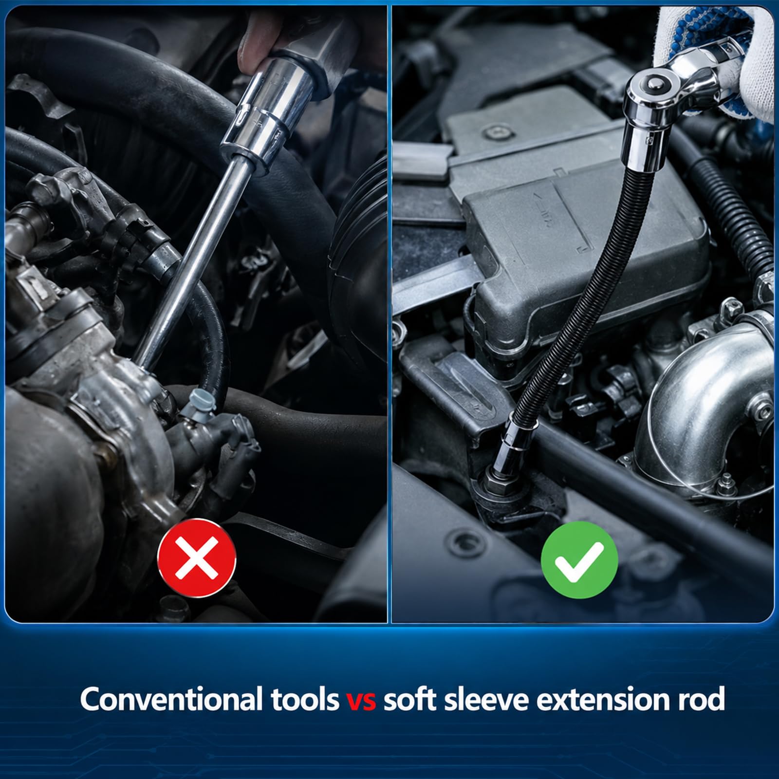 Flexible Shaft Extension - Reach Tight Spaces -6 Flexible Shaft Extension - Reach Tight Spaces -6