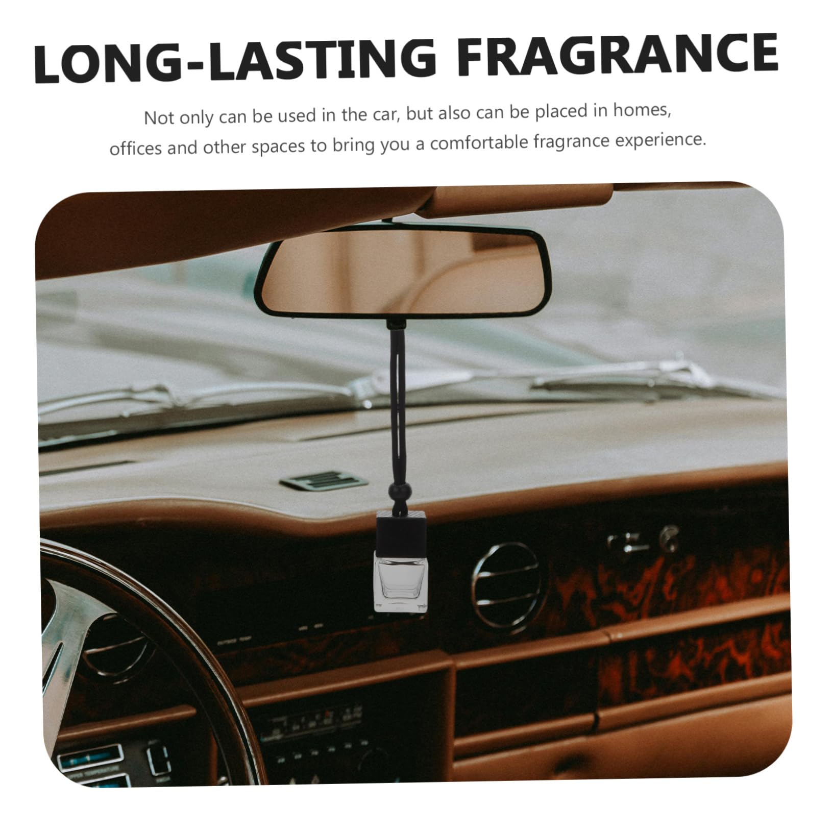 ULTECHNOVO 3sets Diffusor Für Auto Robustes Glas Nachfüllbare Parfüm Flasche Luft 6 Stücke * 3