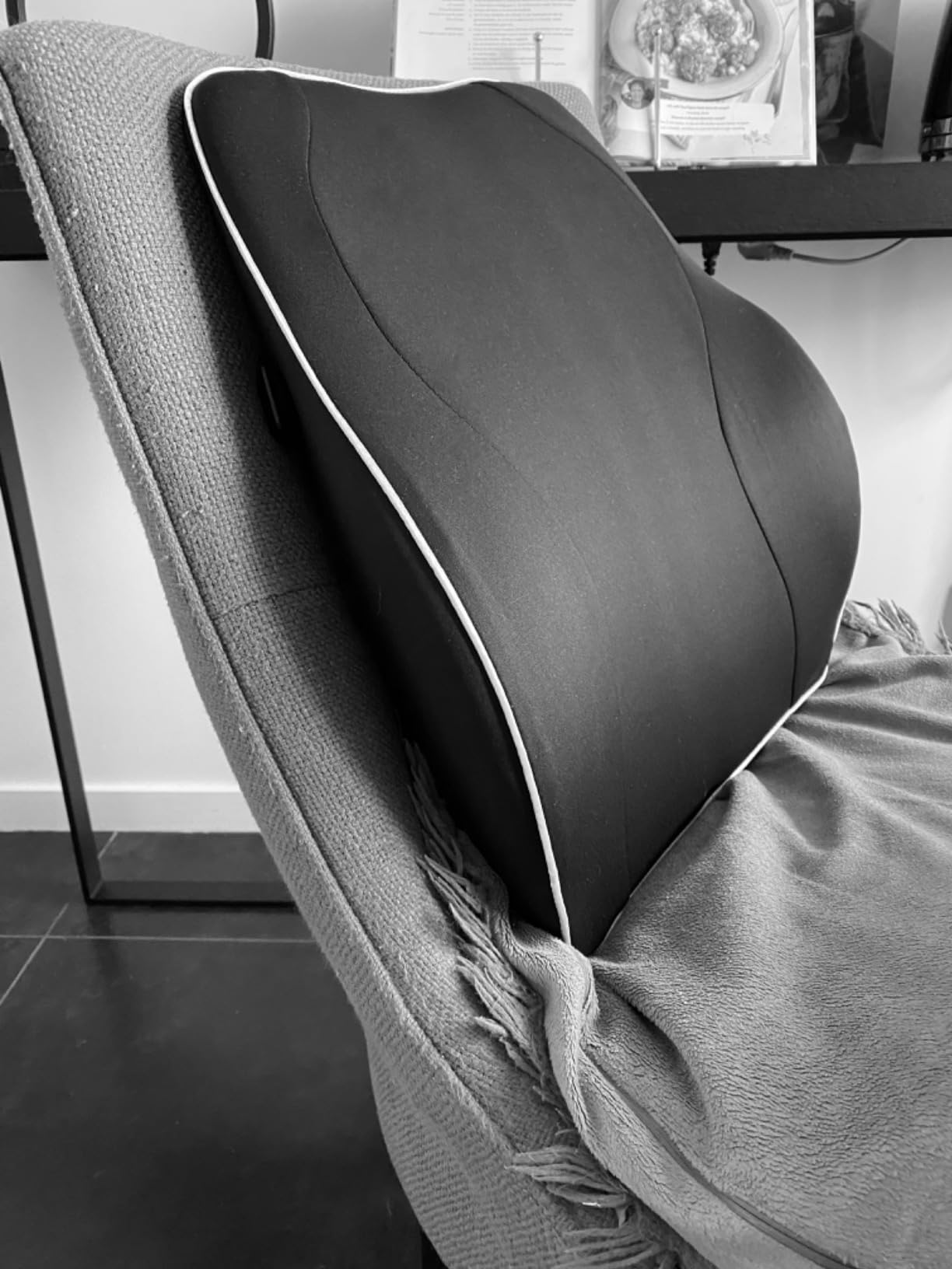 Ergonomisch kussen voor bureaustoel, stuitkussen voor een comfortabele zitting, perfect voor rug