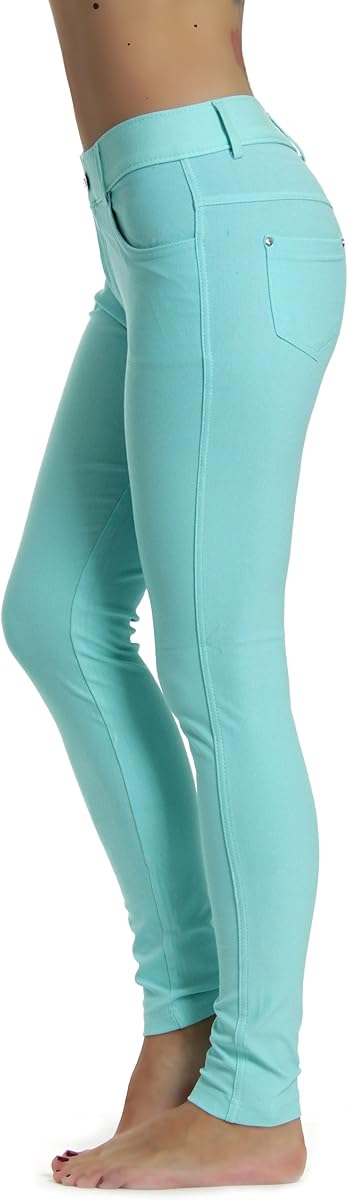 Women's Jean Look Jeggings Tights Slimming Many Colors Spandex Leggings Pants Capri S-XXXL
