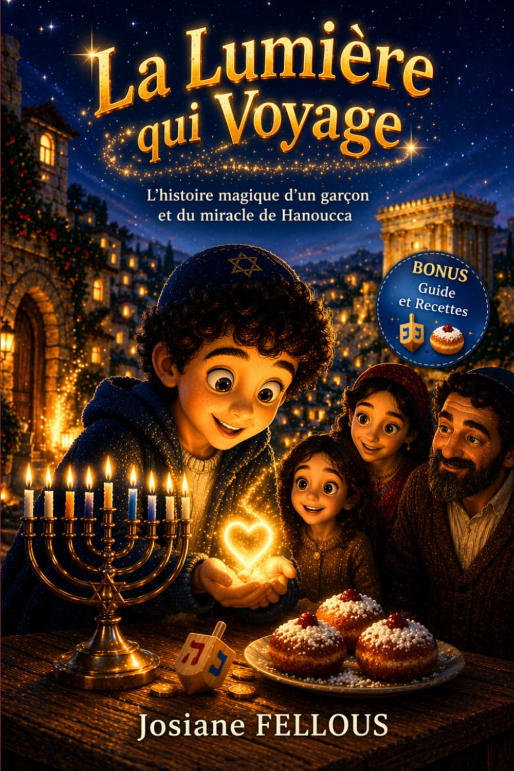 Hanoucca la Lumière qui Voyage: L’histoire magique d'un garçon et du miracle de Hanoucca